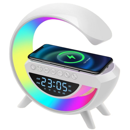 ZenBeat™ Altavoz Bluetooth Con Reloj y Cargador